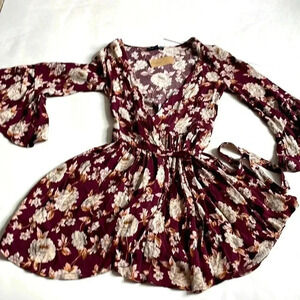 American Eagle dress floral size XXS NWT